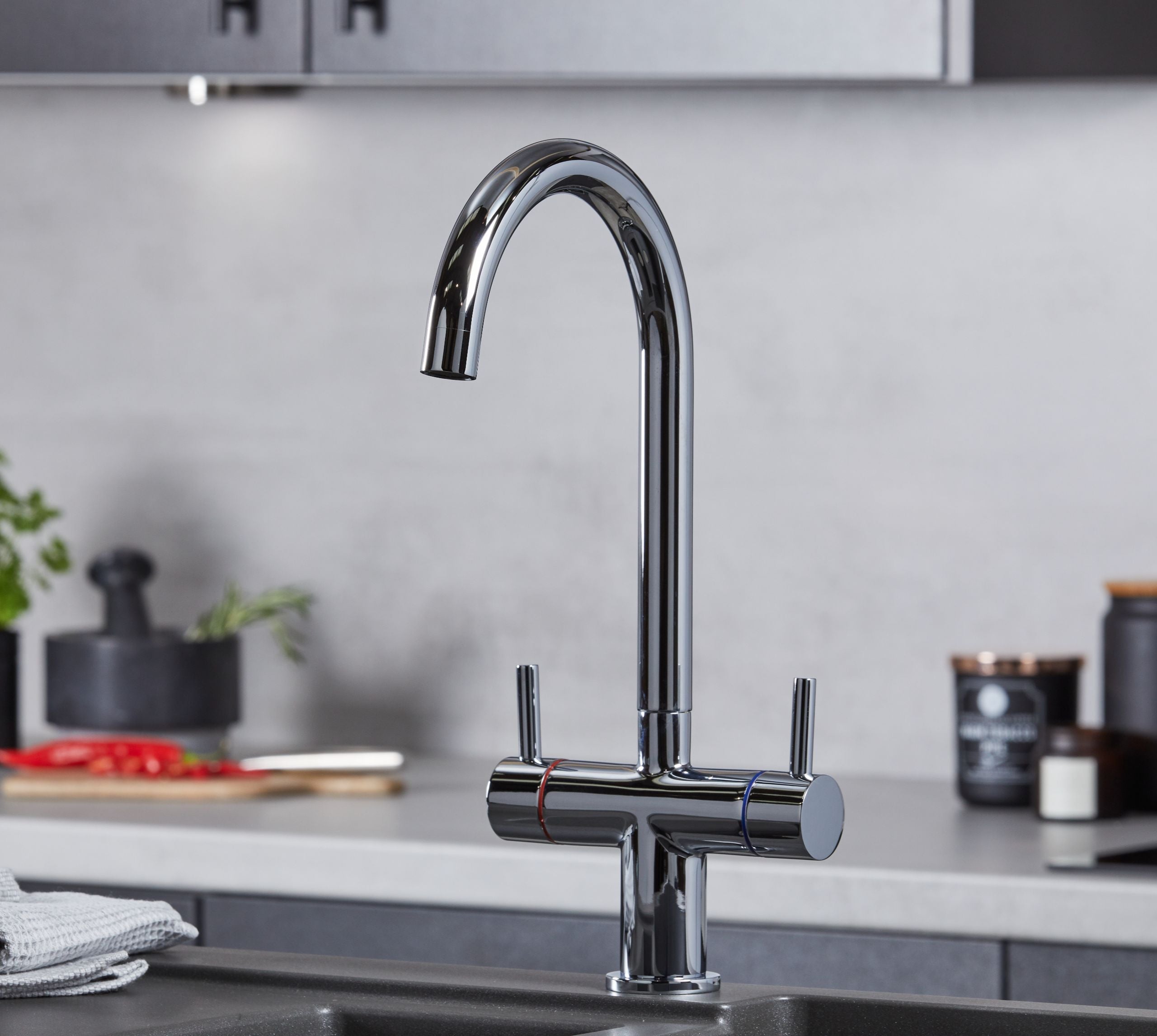 Isabella Kitchen Tap Chrome