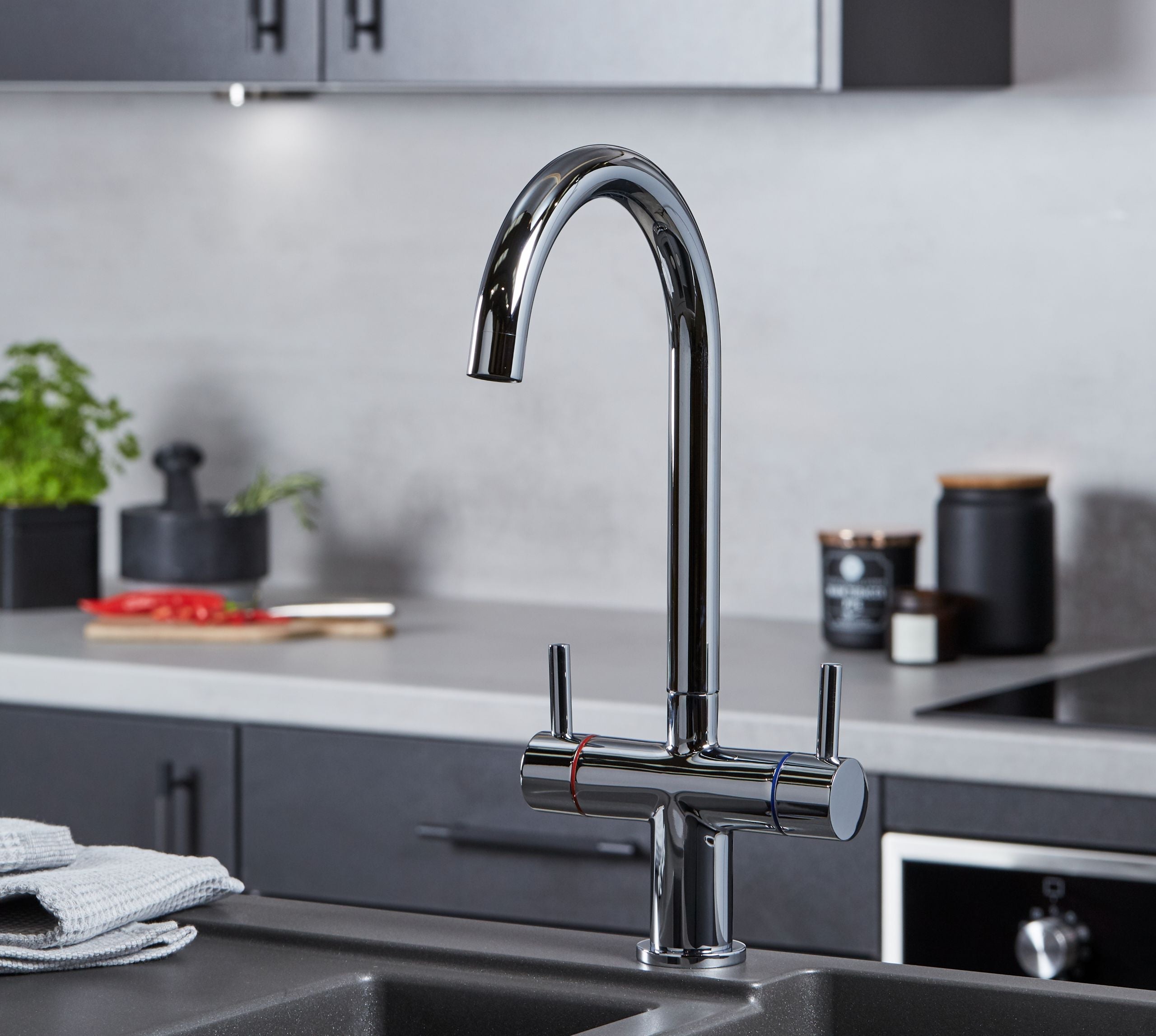 Isabella Kitchen Tap Chrome
