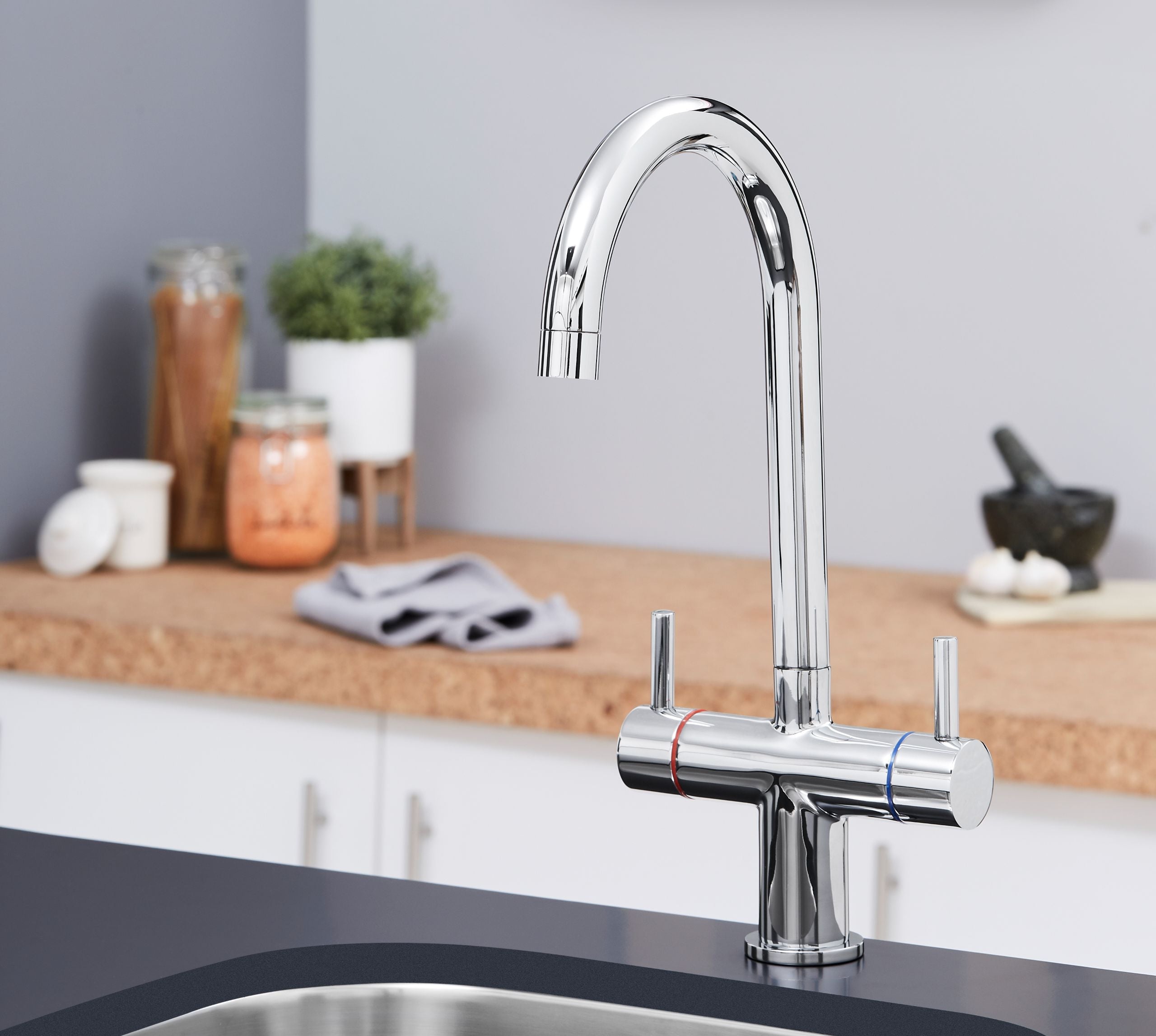 Isabella Kitchen Tap Chrome