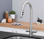 Amelia Kitchen Tap Brushed Nickel