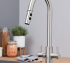 Amelia Kitchen Tap Brushed Nickel