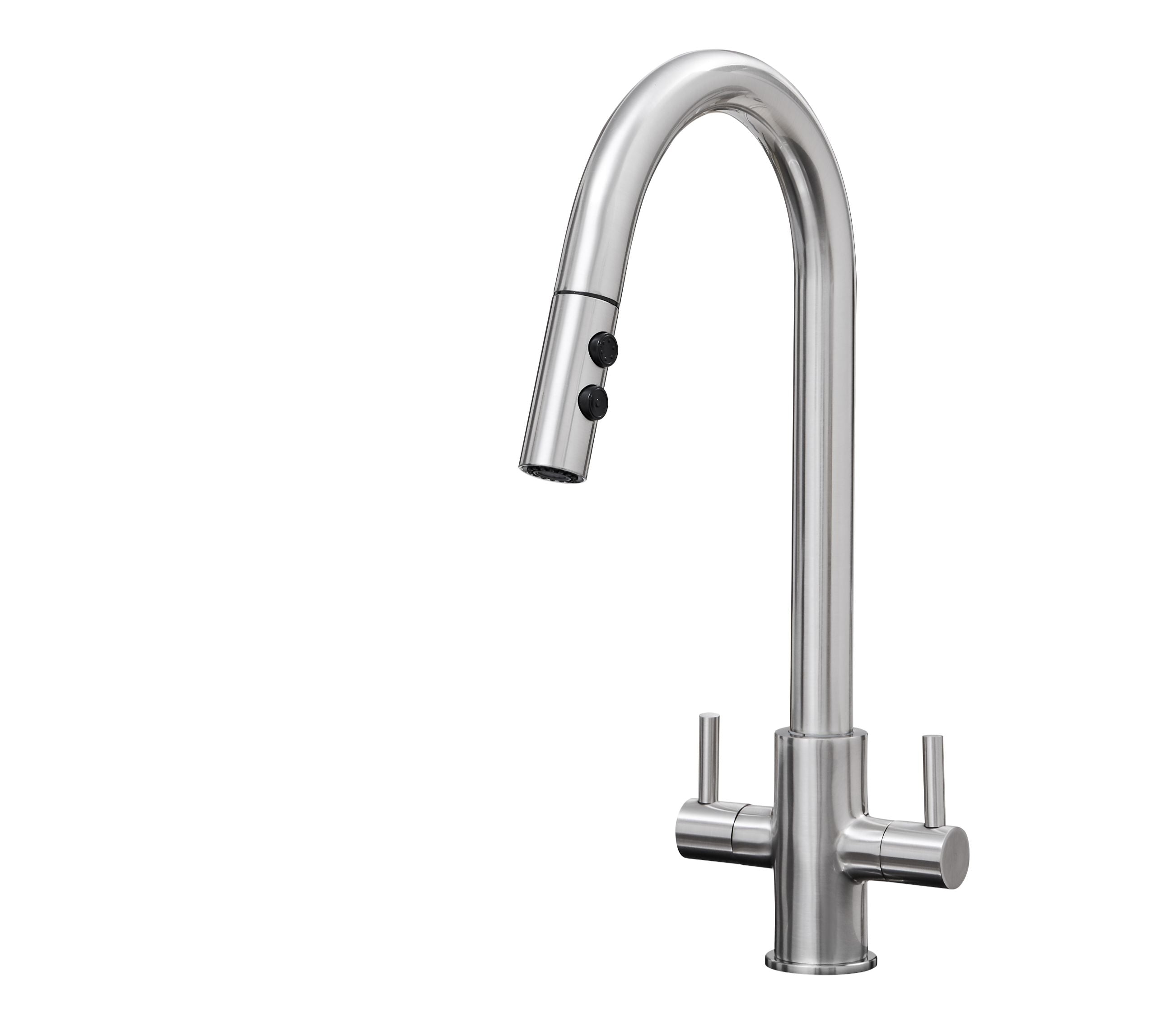 Amelia Kitchen Tap Brushed Nickel