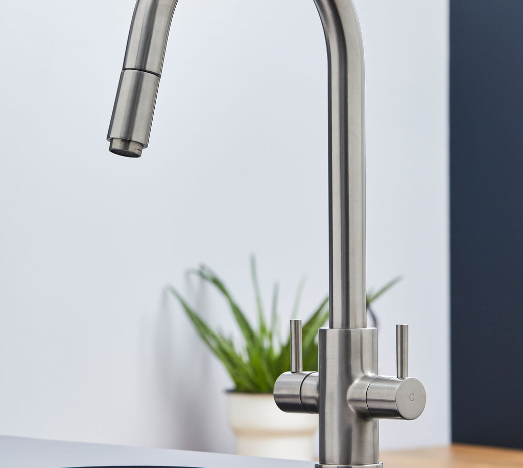 Amelia Kitchen Tap Brushed Nickel