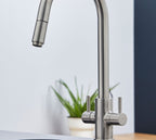 Amelia Kitchen Tap Brushed Nickel