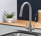 Amelia Kitchen Tap Brushed Nickel