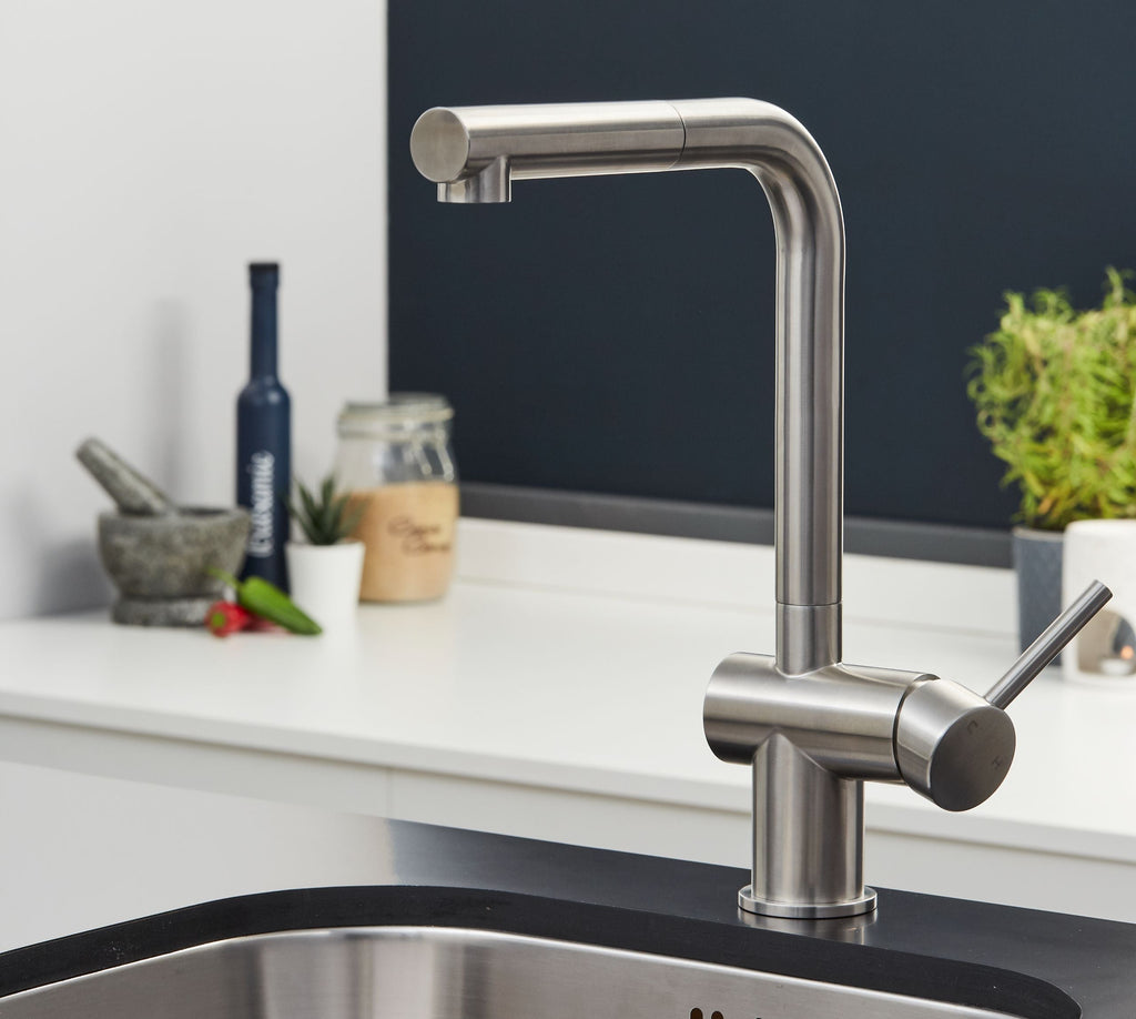 Mia Kitchen Tap Brushed Nickel