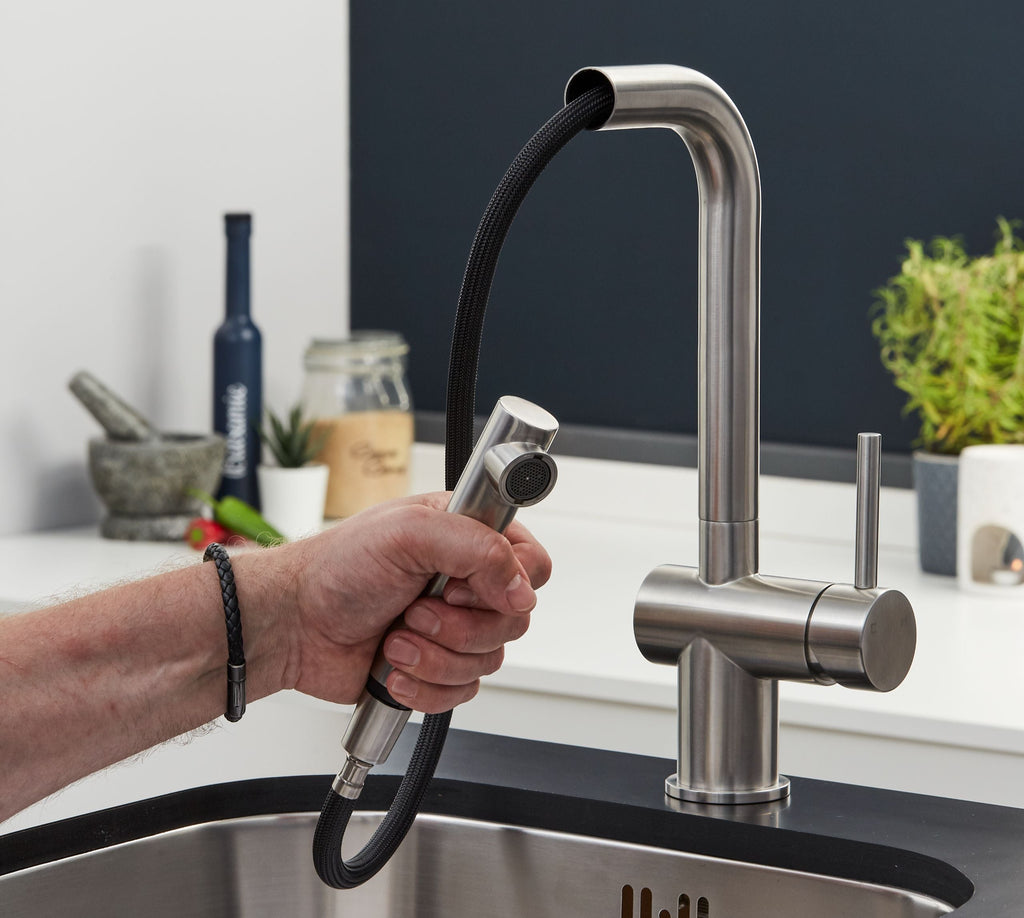 Mia Kitchen Tap Brushed Nickel