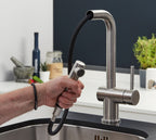 Mia Kitchen Tap Brushed Nickel