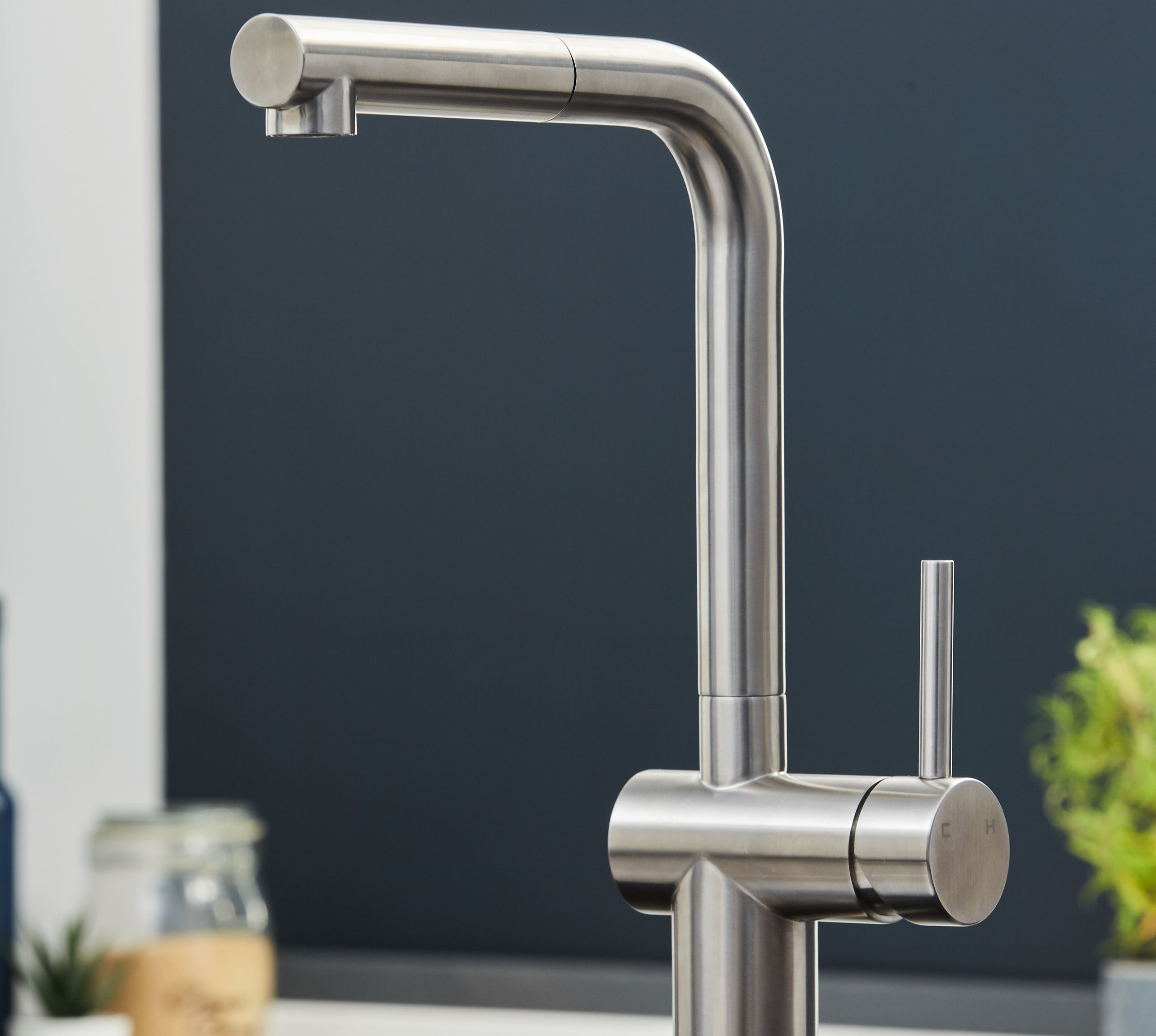 Mia Kitchen Tap Brushed Nickel