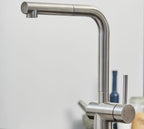 Mia Kitchen Tap Brushed Nickel