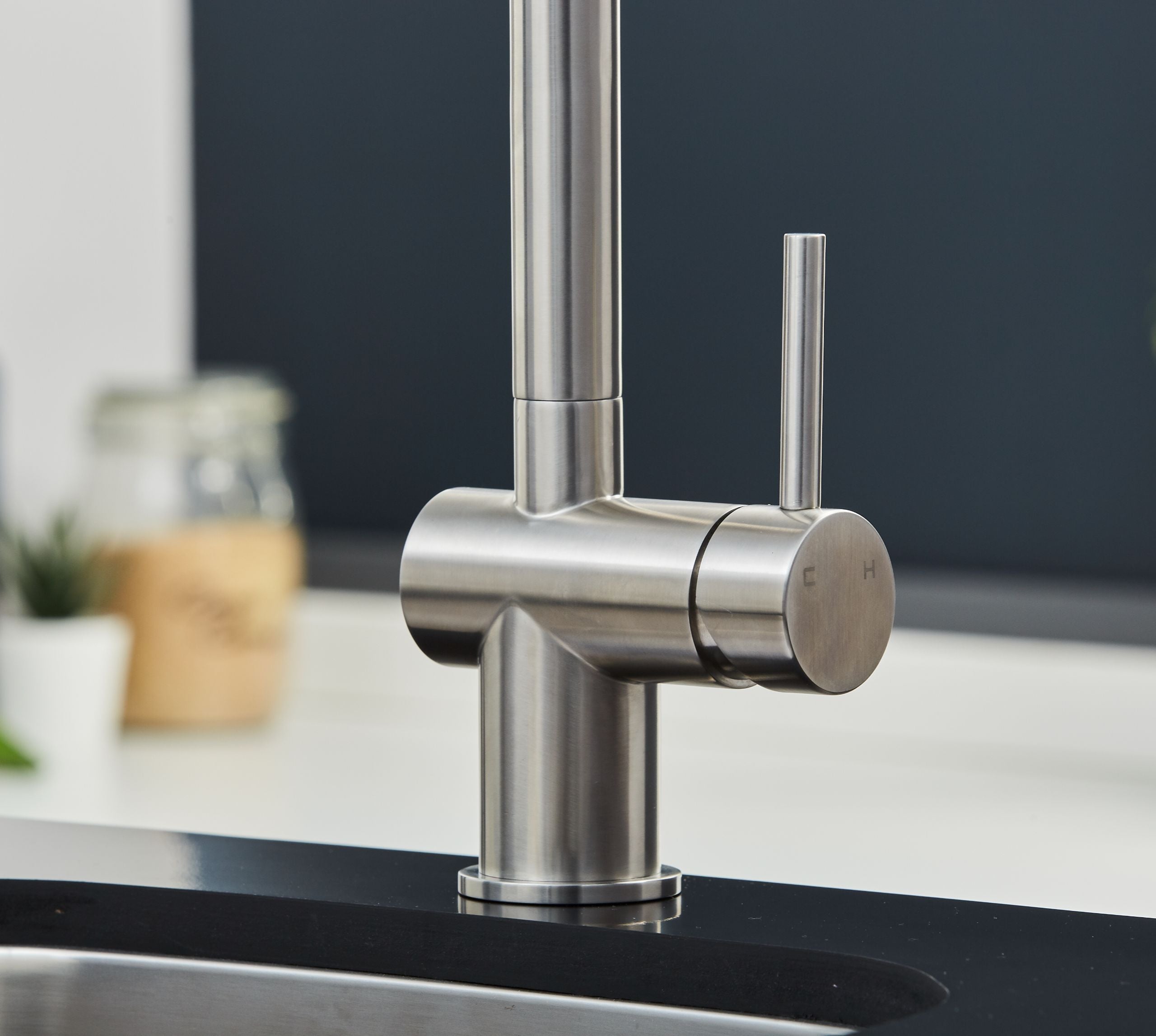 Mia Kitchen Tap Brushed Nickel