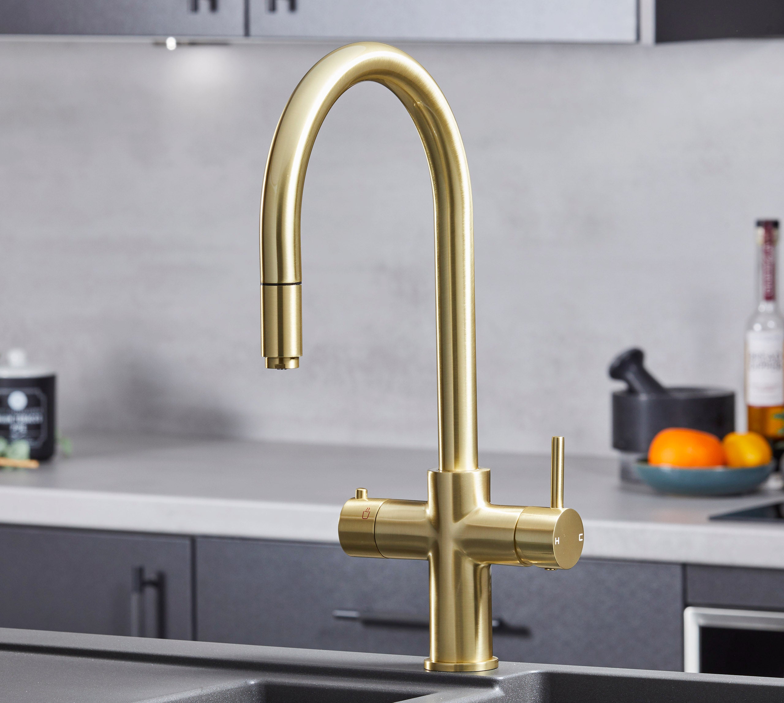 Astrum 3-in-1 Brushed Gold